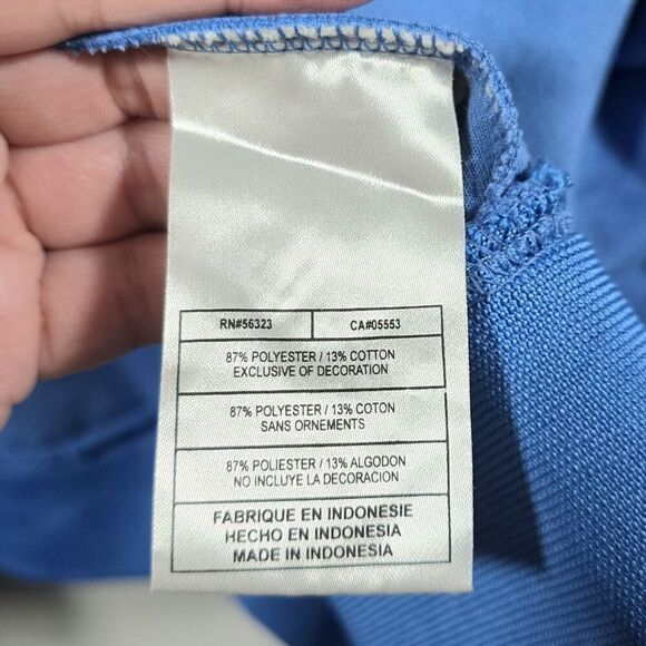 Vintage Nike Track Jacket Mens Size XL Blue White Full Zip‎ Pockets - Picture 6 of 10